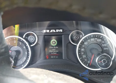 2022 Ram 1500 Big Horn 4X4 6'4 Box z USA, uszkodzony, nr VIN 1C6SRFBT5NN338083